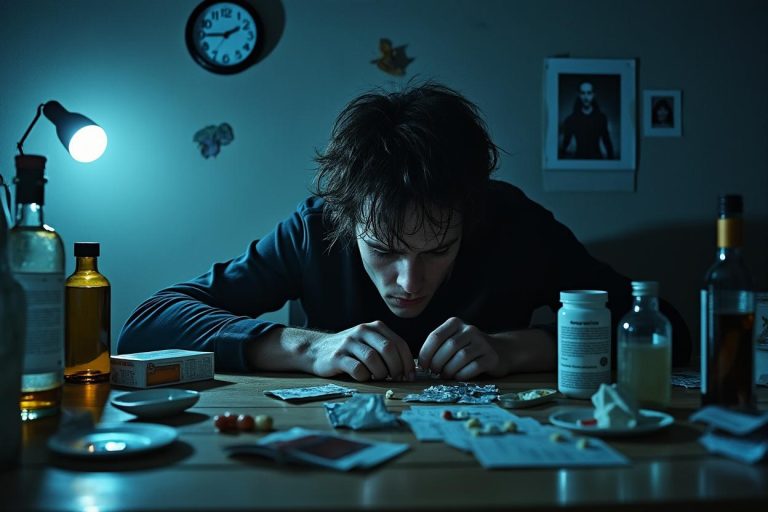 Quels sont les symptômes psychiatriques associés aux addictions sévères ?